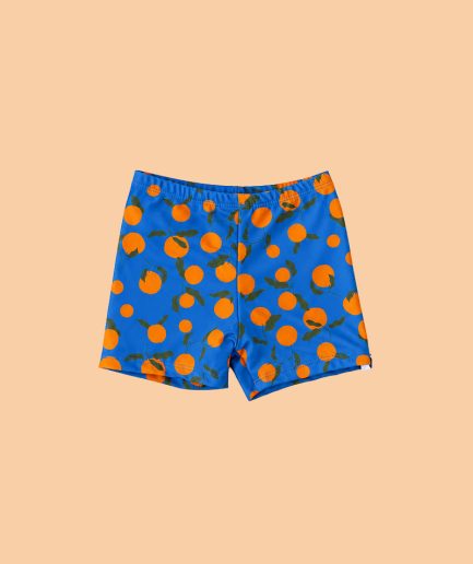 Short Bañador UPF50+ Naranjas azul